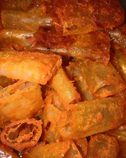 Bánh tráng phô mai cuộn