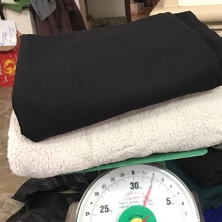 Vải lông cừu trắng và vải quần tây nam nữ