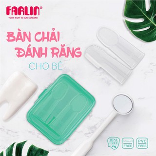 Dụng Cụ Đánh Răng Cho Bé - Bàn Chảy Ngón Tay Hiệu FARLIN - BB-41001