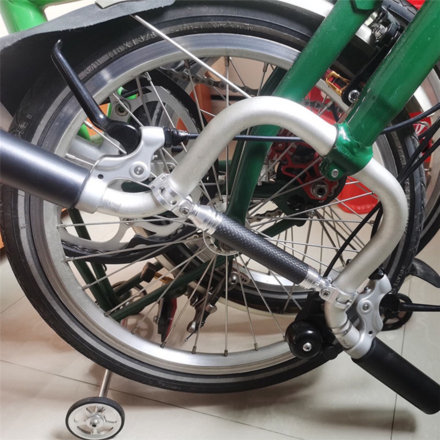 Giá Đỡ Điện Thoại Bằng Sợi Carbon Gắn Tay Lái Xe Đạp Brompton 412