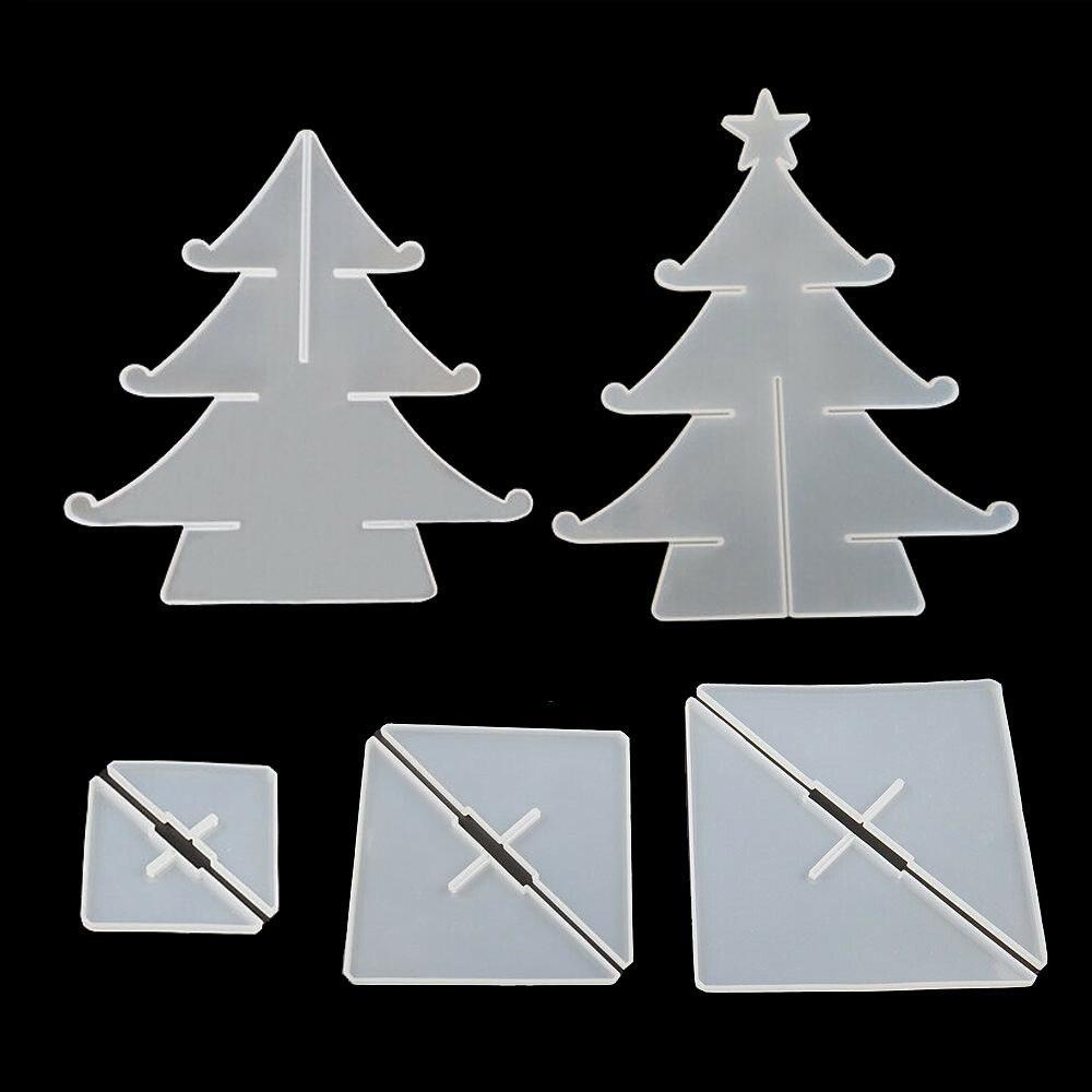 JONYE Khuôn Làm Cây Thông Giáng Sinh Bằng Pha Lê Epoxy Độc Đáo DIY