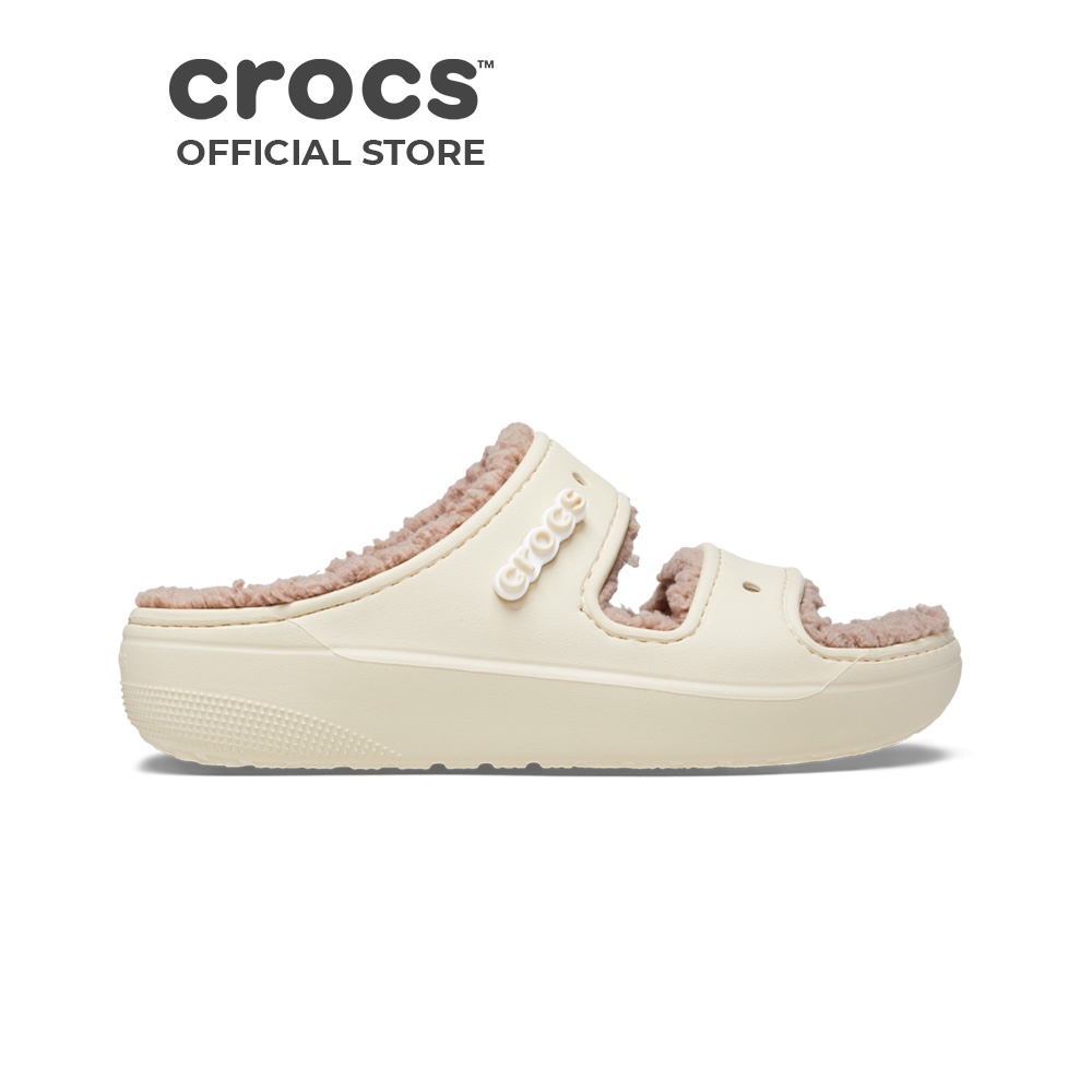 Xăng Đan Unisex Crocs Classic Cozzzy Bone/Mushroom