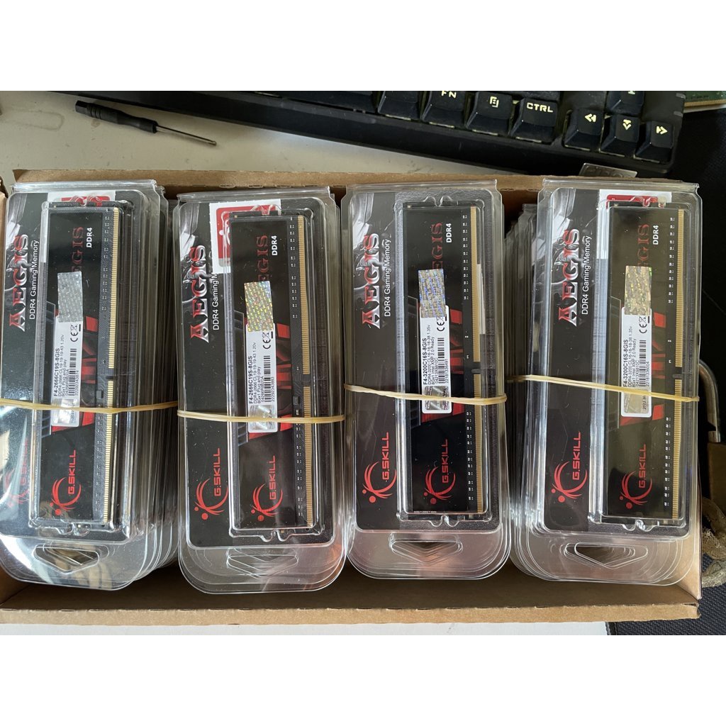Ram máy tính GSkill Aegis DDR4 4GB 8GB 2666 chính hãng - Bảo hành 36 tháng