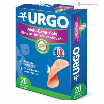 Băng cá nhân Urgo dành cho da nhạy cảm