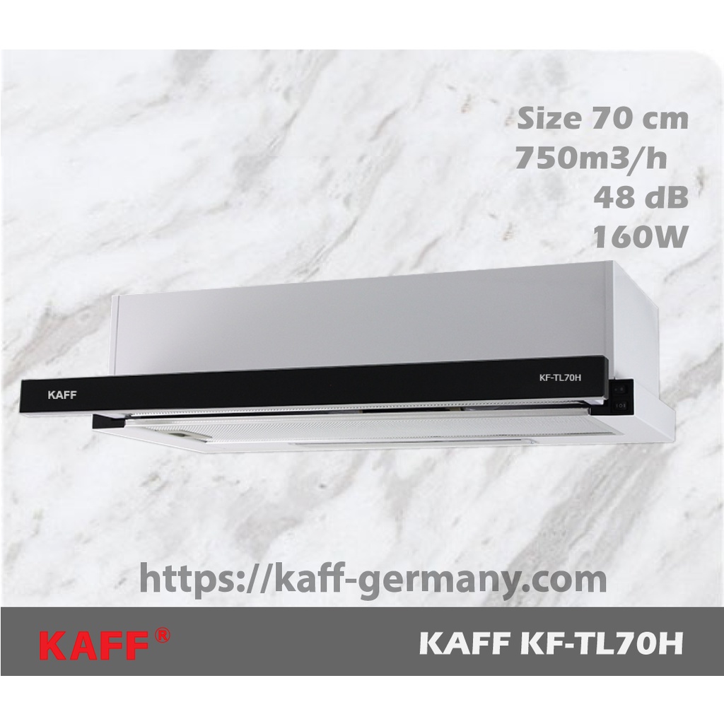 Máy hút mùi âm tủ kích thước 70cm KAFF KF-TL70H - công suất hút mạnh mẽ 750m3/h