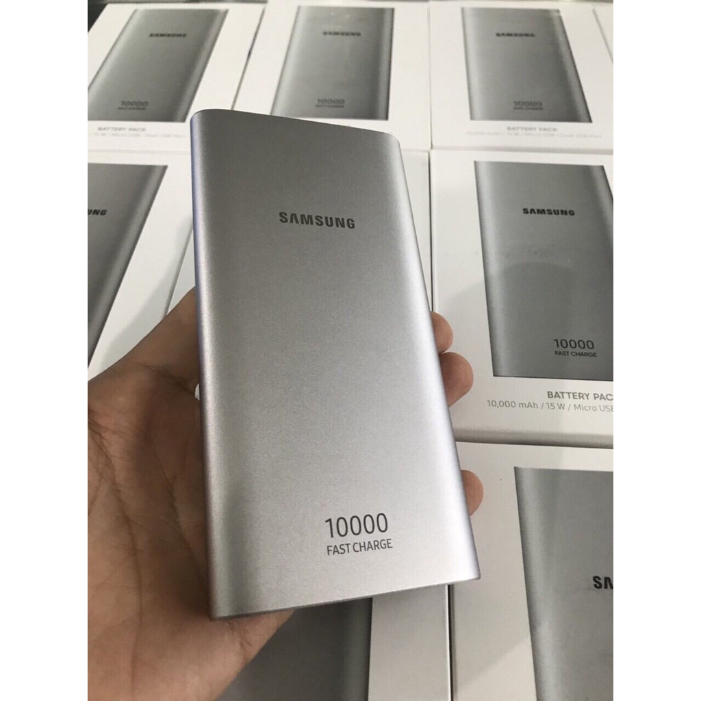 Sạc dự phòng sạc nhanh FREE SHIP  pin dự phòng samsung 10000mAh chuẩn Type C EP-P1100 sạc siêu nhanh 15W