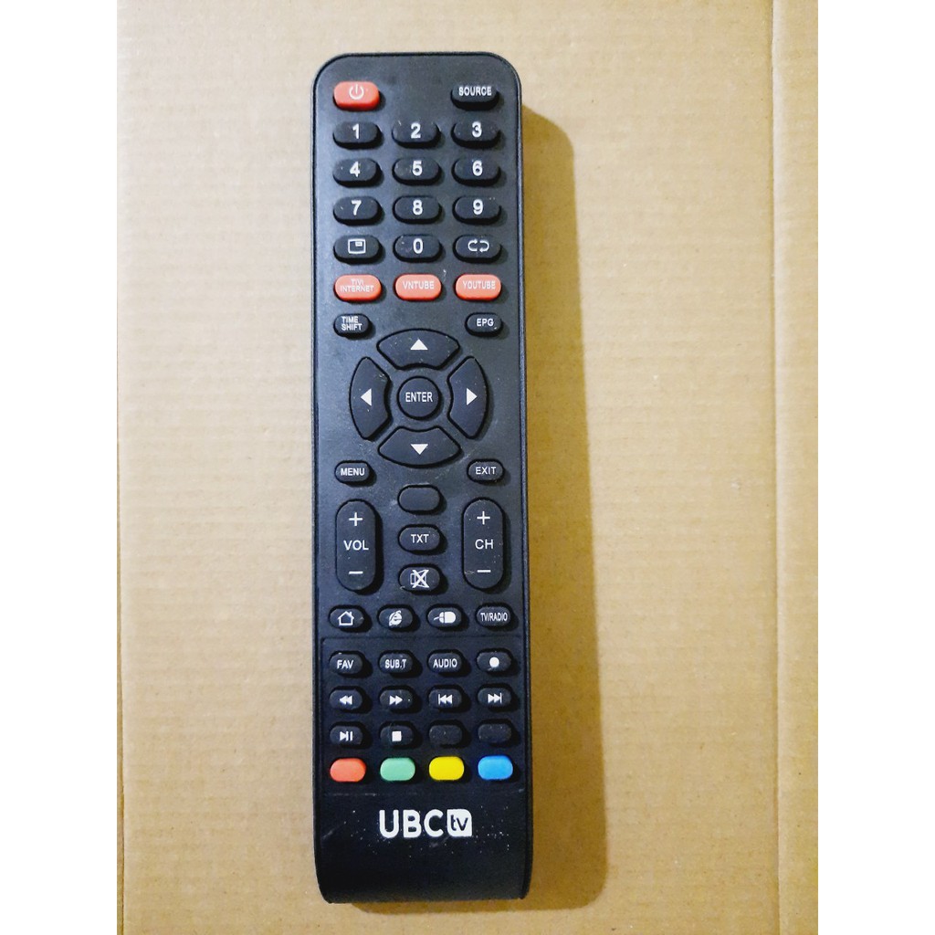 Remote Điều khiển tivi UBC các dòng LED/LCD/Smart TV- Hàng loại tốt Tặng kèm Pin