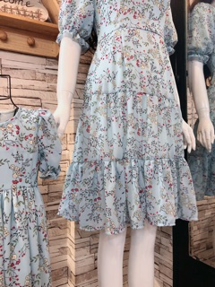 Set mẹ bé voan hoa nhí