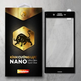 Cường lực Xperia XZ hiệu Webphukien Full viền màu