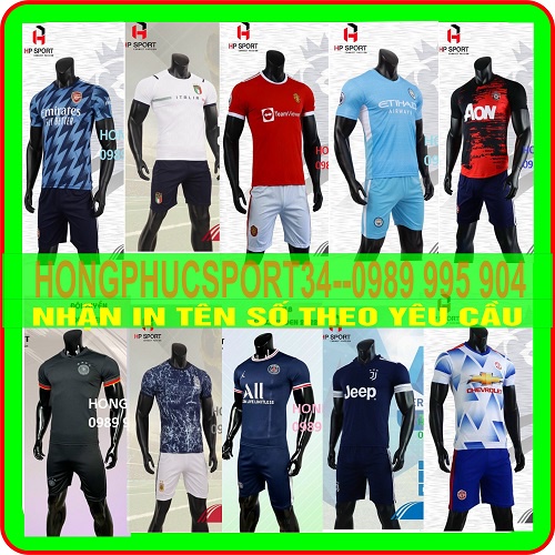 [Mã 1511FASHIONSALE giảm 10% đơn 99K] Áo đá bóng CÁC CÂU LẠC BỘ nhiều mẫu mới