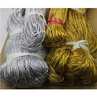 Dây thun kim tuyến co giãn nhiều size 0.8-1-1.2-15mm (bó 10m)
