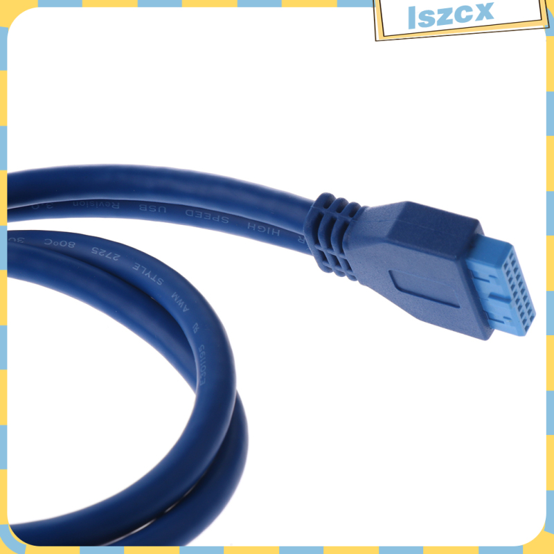1x Usb3.0 20 Pin Male To 20 Pin Female Cable 0.5m Blue Color | BigBuy360 - bigbuy360.vn