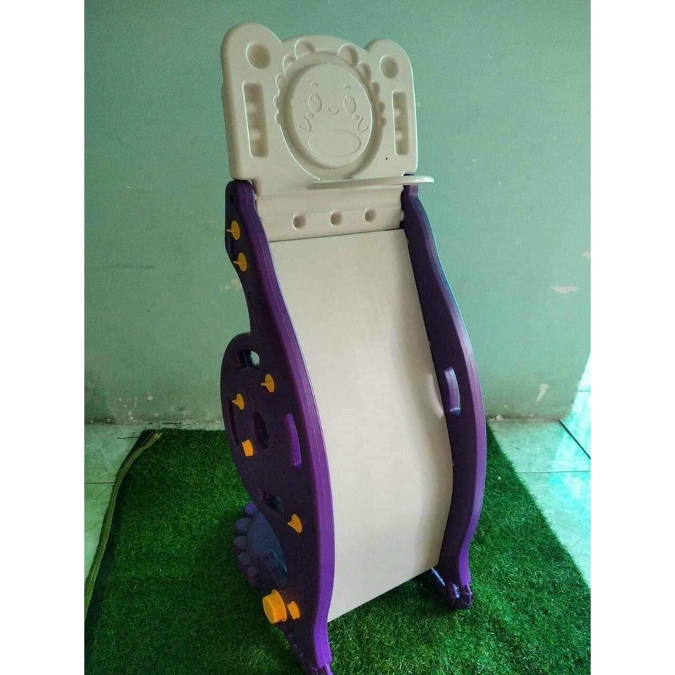 Bập bênh 3in1 cầu trượt, bập bênh, chơi bóng rổ bé từ 1-3 tuổi