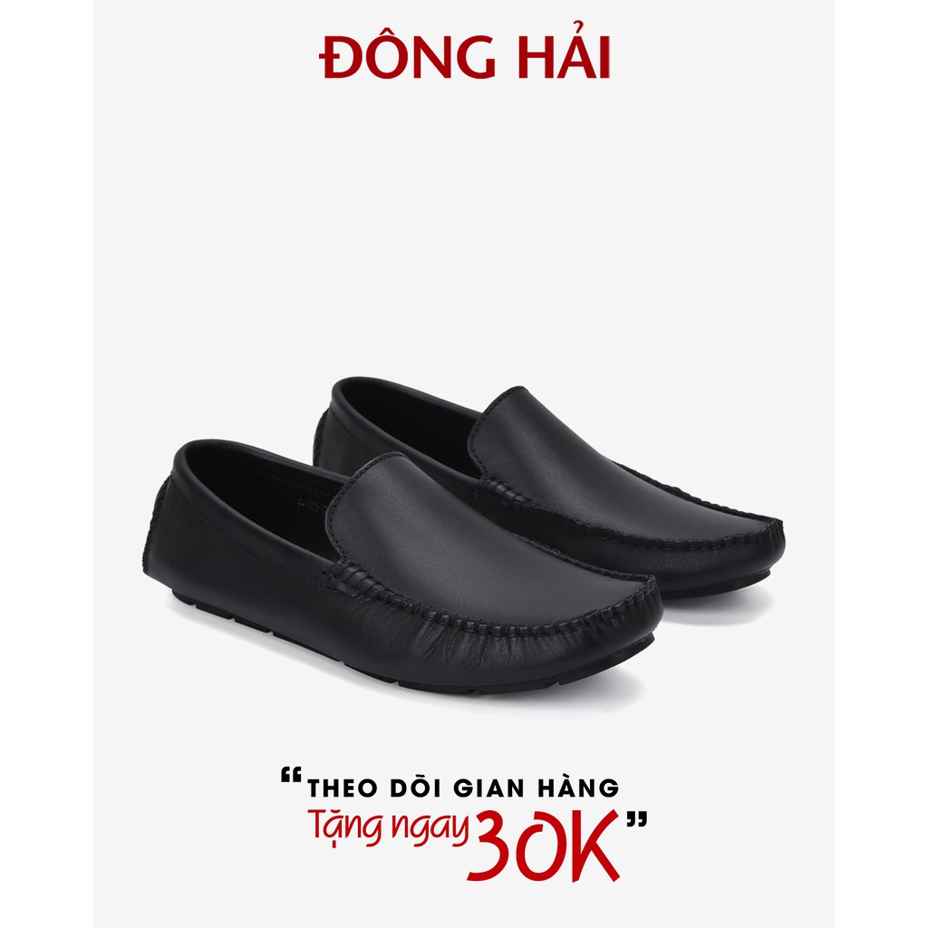 "TẶNG NGAY 30K khi theo dõi gian hàng "Giày Lười Nam Đông Hải thiết kế Driving Shoe da bò cao cấp - G2282