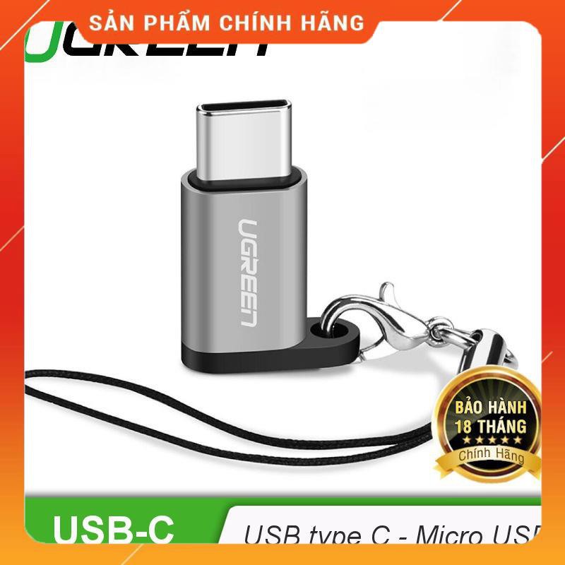 Đầu chuyển đổi USB type C sang Mircro USB UGREEN 40945 dailyphukien