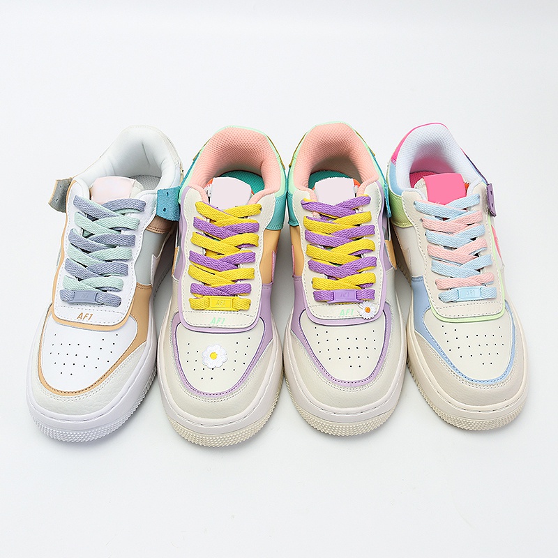 Dây Giày Thể Thao Nhiều Màu Sắc Thời Trang Cho Nữ