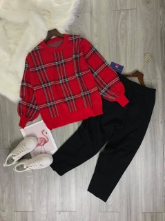 Set len đỏ noel hàng QC kèm ảnh thật