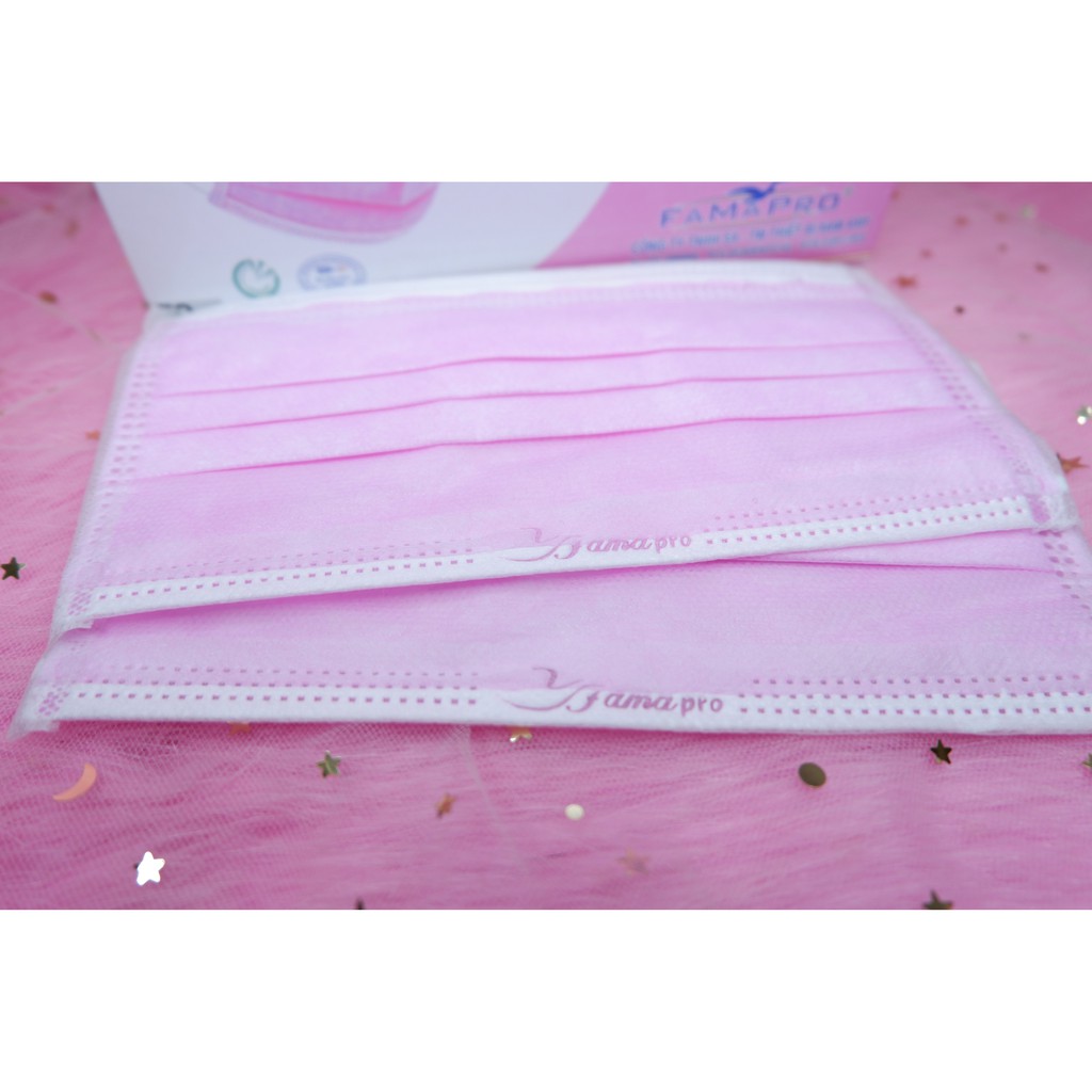 Hộp 50 cái khẩu trang y tế 4 lớp, kháng khuẩn, Hoàng Anh