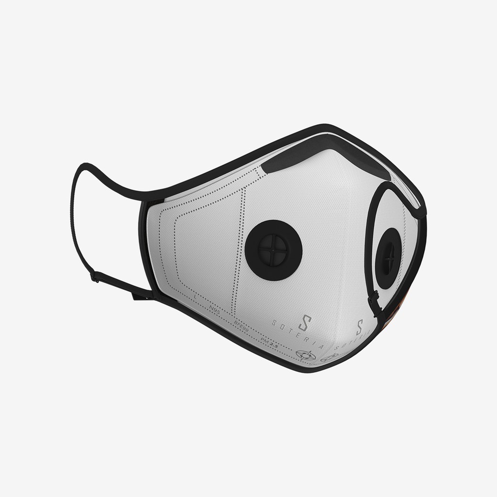 Khẩu trang thời trang cao cấp Soteria Black ST1091, bộ lọc bụi mịn N95, BFE, PFE > 99% đến 0.1 micromet | BigBuy360 - bigbuy360.vn