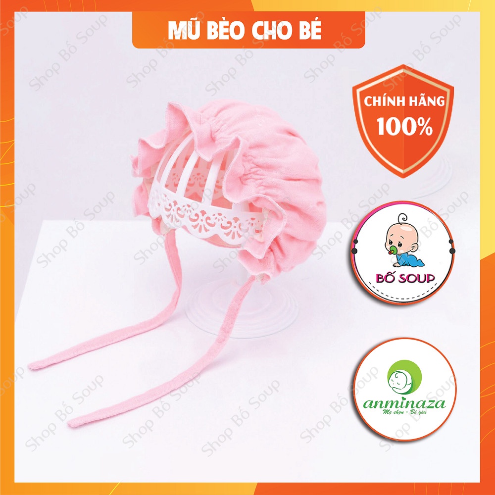 Mũ bèo sợi tre cô gái Hà Lan cho bé 0 - 24 tháng Anminaza Việt Nam