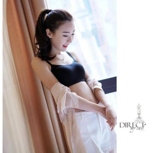 [BÃO SALE] Áo Bra Cotton Ba Dây Xnh Xắn Mút Mỏng Mát
