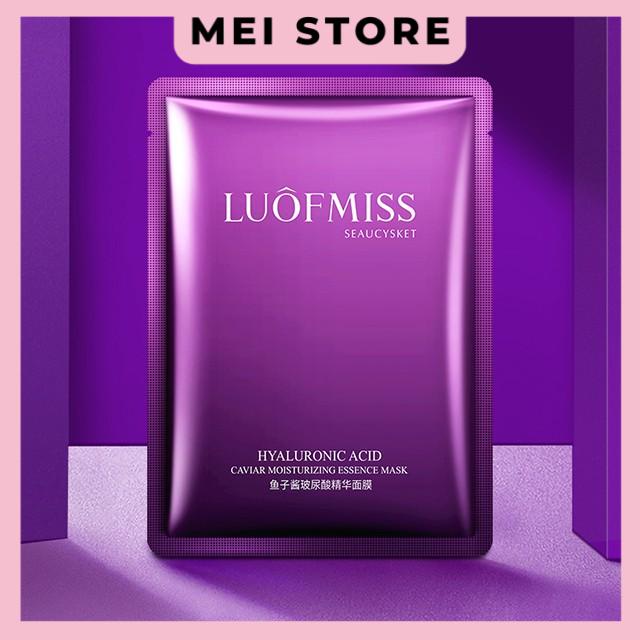 Mặt Nạ LuôFMISS Seaucysket Màu Tím Trứng Cá Muối Dưỡng Trắng Cấp Ẩm