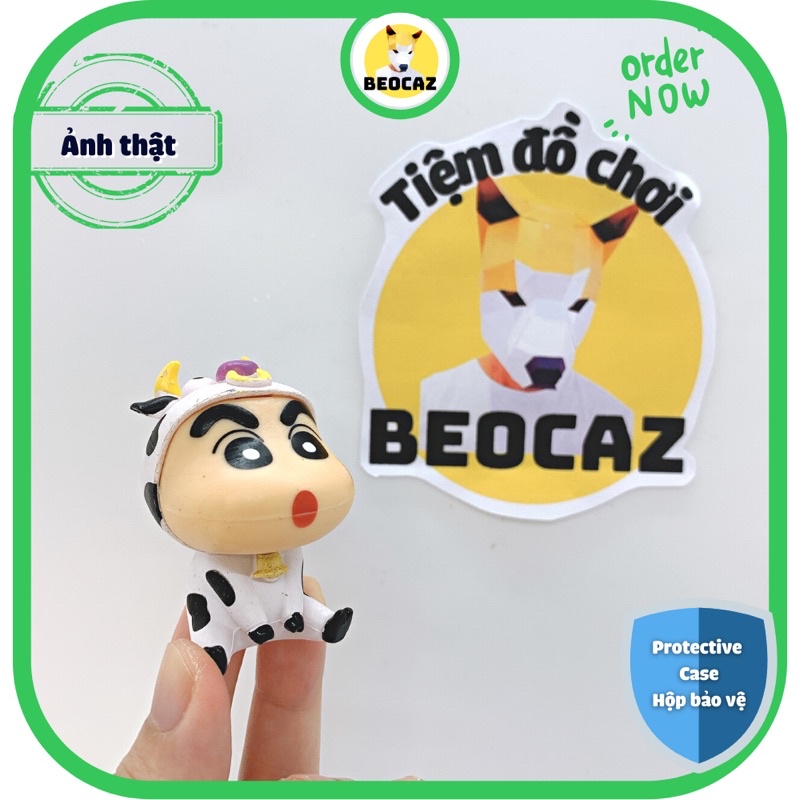 [Tách Lẻ] [Tặng Hộp Bảo Vệ] Set Mô hình 6 bé Shin Shinosuke Cậu bé bút chì mini dễ thương bền màu chất liệu an toàn