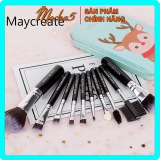Bộ cọ trang điểm MAYCREATE TUẦN LỘC 10 cây lông mềm mịn