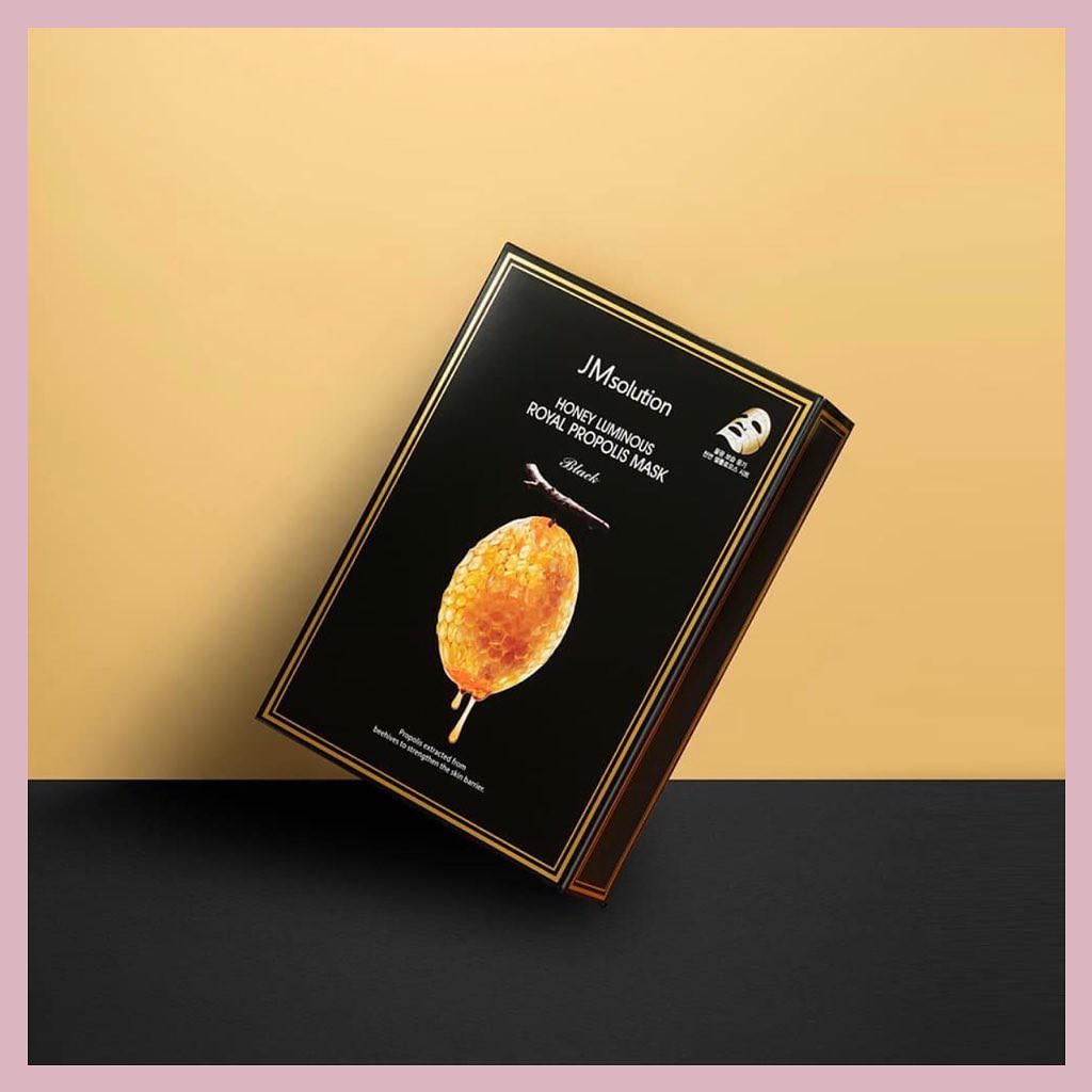 Mặt Nạ Dưỡng Da JMsolution Honey Luminous Royal Propolis Mask Sáp Ong Duy Trì Độ Ẩm -
