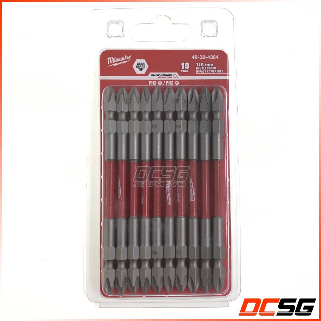Mũi vít bake 2 đầu Ph2 Milwaukee |DCSG