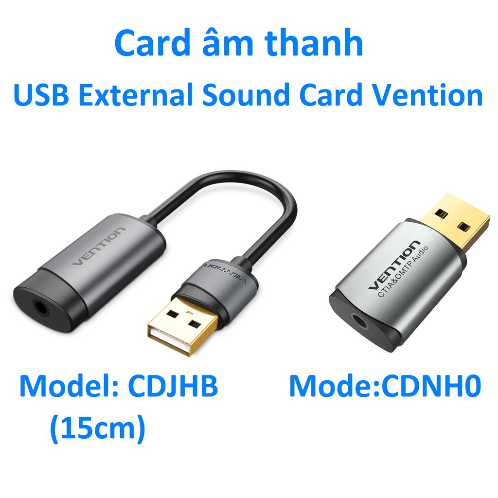 [USB to 3.5mm] Card âm thanh Vention