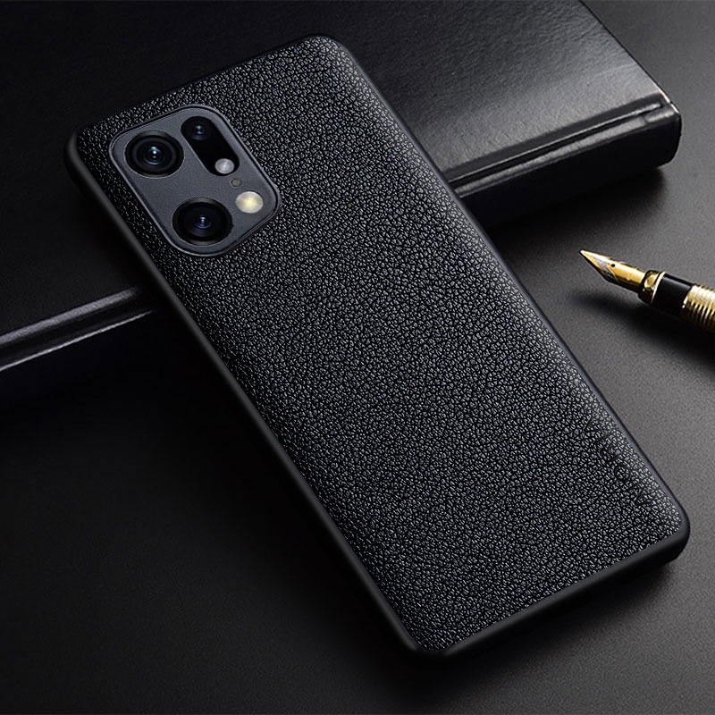 Ốp Điện Thoại Da PU Chống Sốc Sang Trọng Cho Oppo Find X5 Pro Find X3 Pro