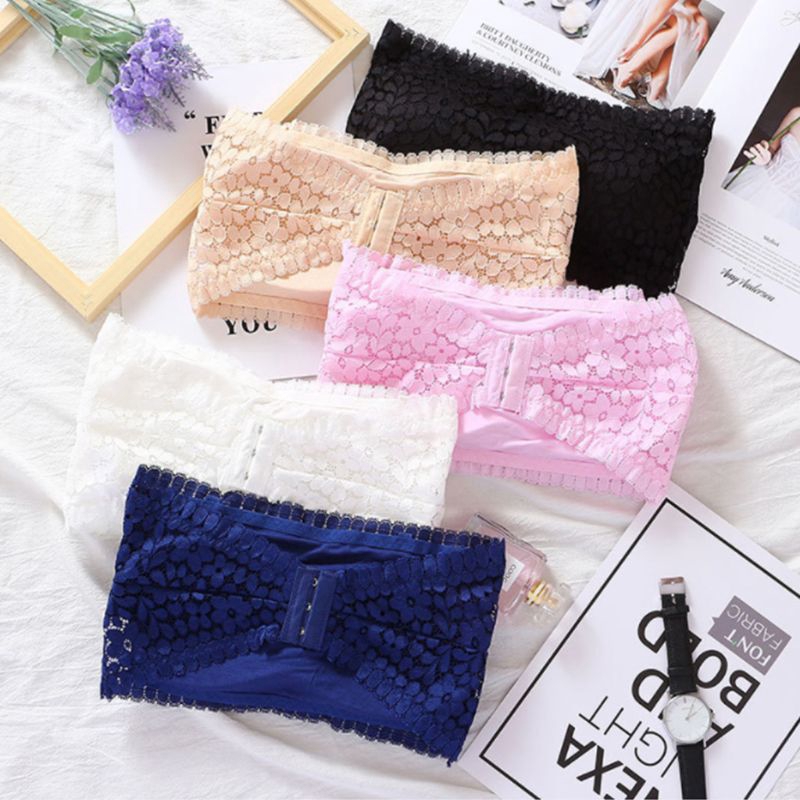 Áo Lót Nữ Không Dây Phối Ren