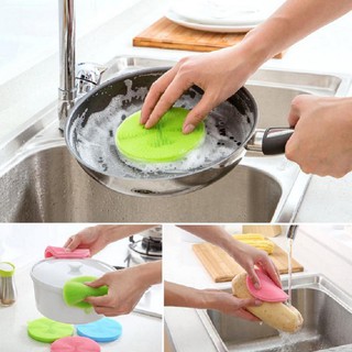Combo 20 miếng rửa bát đĩa chén silicon tiện lợi