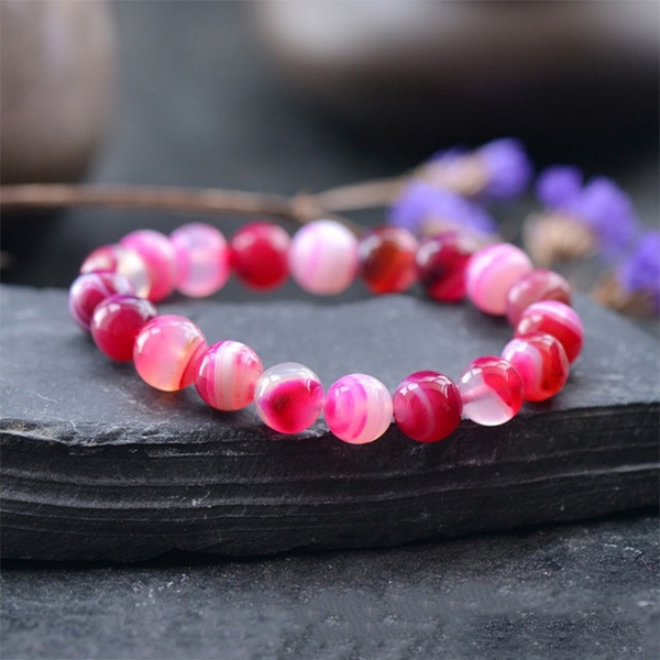 Vòng Tay Chuỗi Hạt Đá Tự Nhiên 6mm / 8mm / 10mm