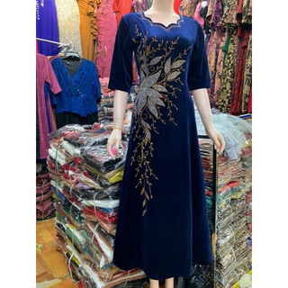 ĐẦM DẠ HỘI DỰ TIỆC TRUNG NIÊN  THIẾT KẾ NHUNG CAO CẤP