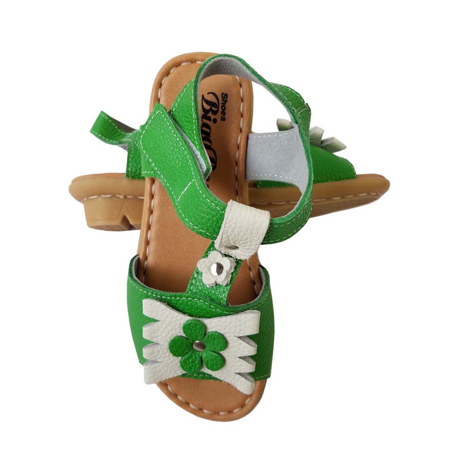 Giày Sandal Bé Gái Da Bò BIGBEN Cao Cấp SDBG1