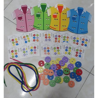 Bộ khâu cúc áo cho bé