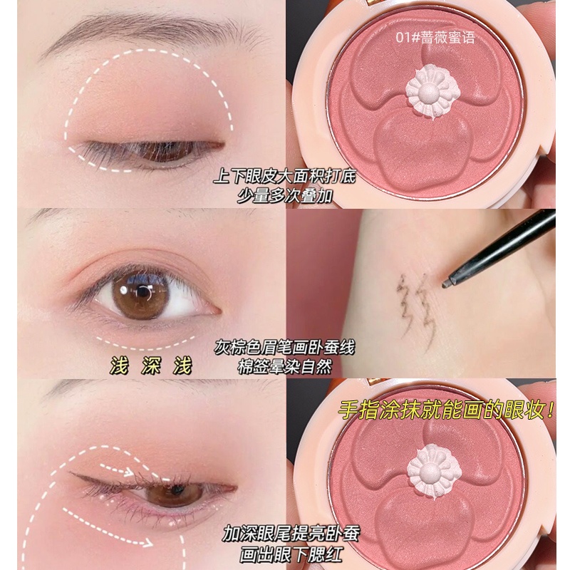 (Hàng Mới Về) Bảng Phấn Má Hồng Hai Màu Trang Điểm Xinh Xắn Cho Nữ | BigBuy360 - bigbuy360.vn