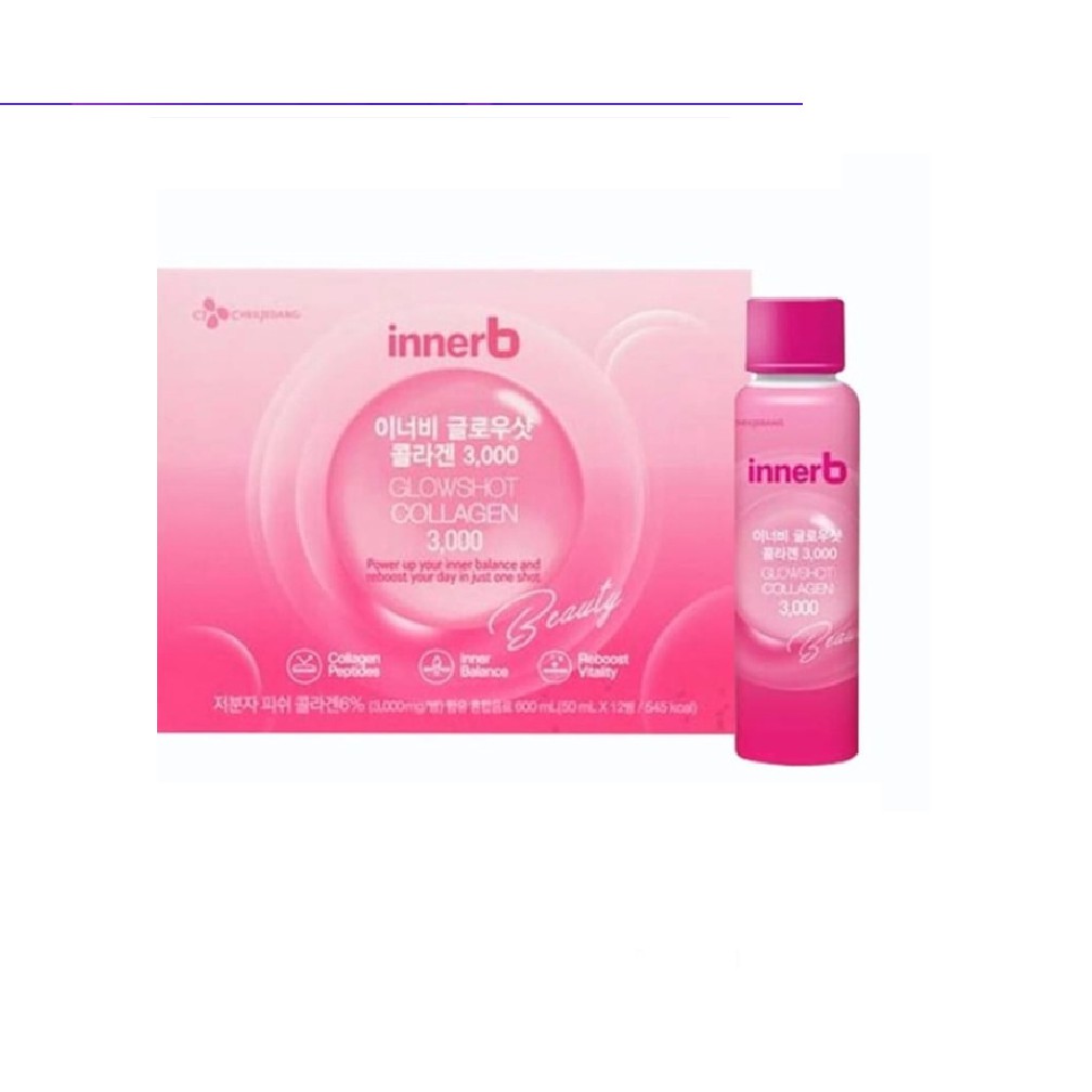Nước Innerb Glowshot Collagen 3000mg Hộp 6 chai x 50ml