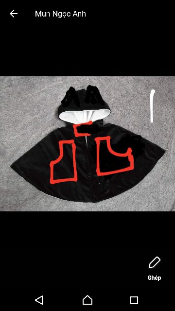 Combo 3 Áo choàng đen | BigBuy360 - bigbuy360.vn