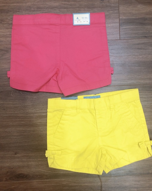 Quần sooc bé gái nơ Gap