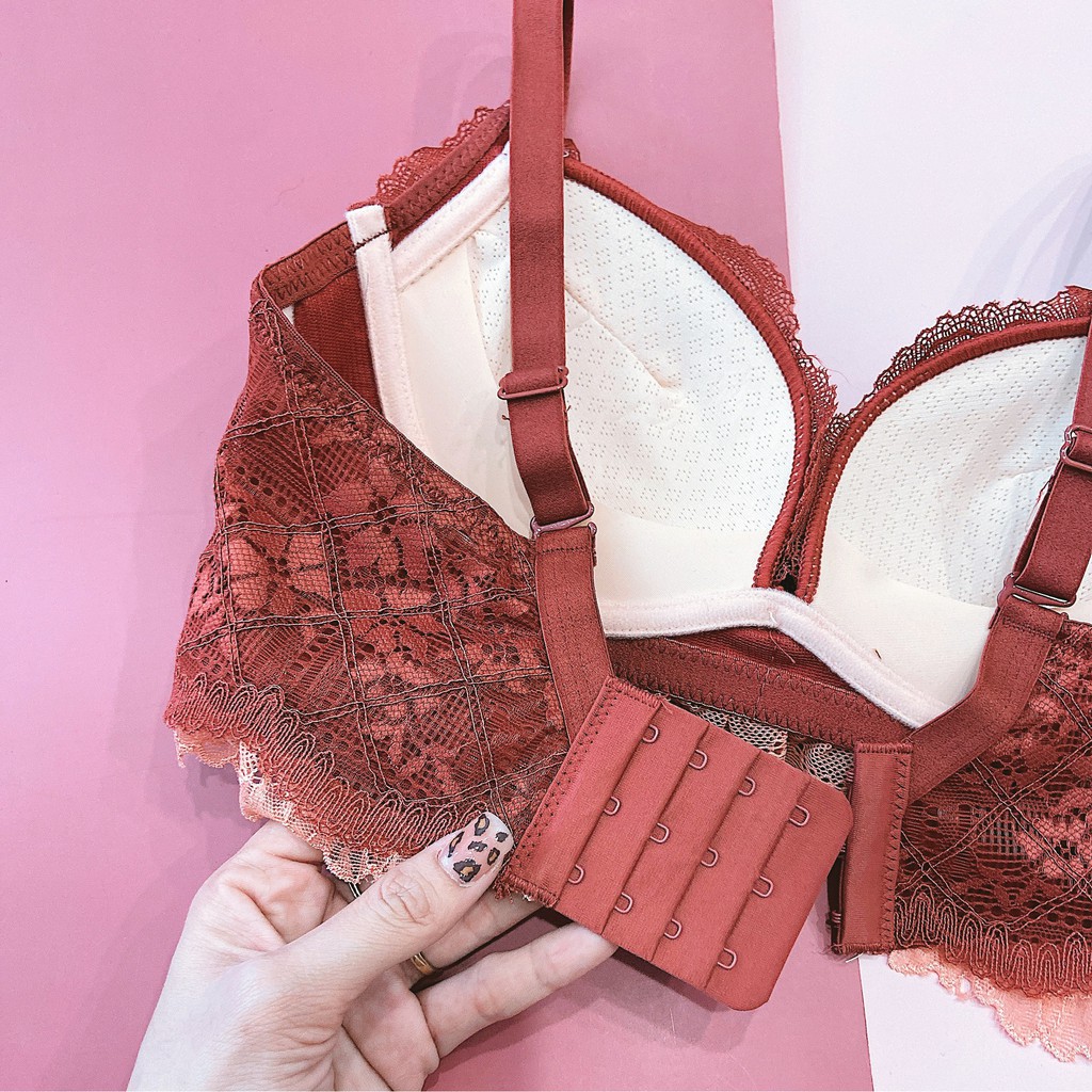 Bộ đồ lót không gọng ren hoa quyến rũ - SL022 | BigBuy360 - bigbuy360.vn