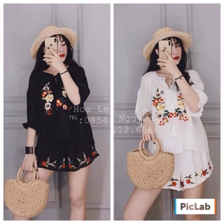 Set đũi thêu siêu xinh (kèm ảnh thật)