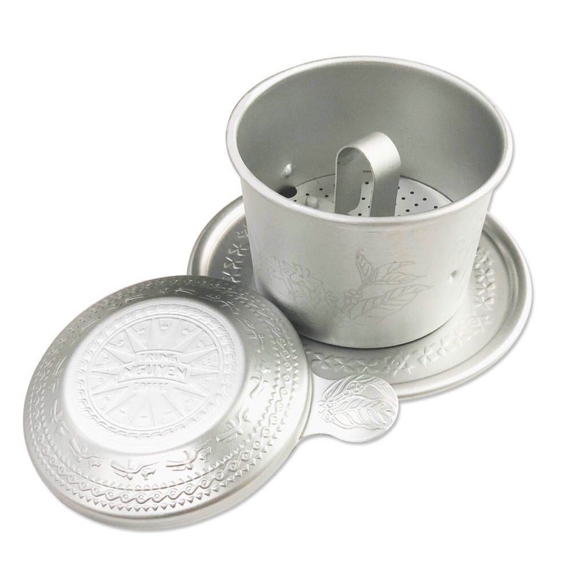 Phin pha cà phê Trung Nguyên hoạ tiết trống đồng