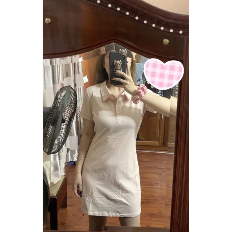 Pas váy body polo hàn quốc