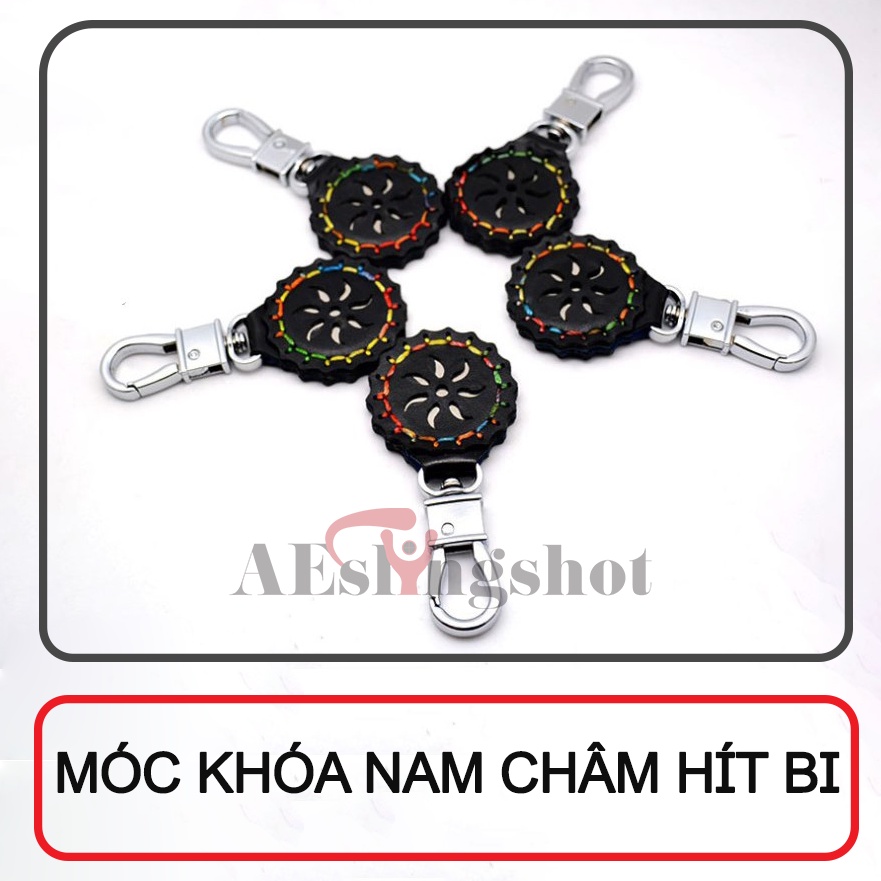 Móc Khóa Nam Châm Hít Bi - Nhiều Màu