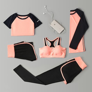 SET BỘ ĐÒ TẬP 5 MÓN SIÊU ĐẸP CẠP CAO TẬP GYM, YOGA