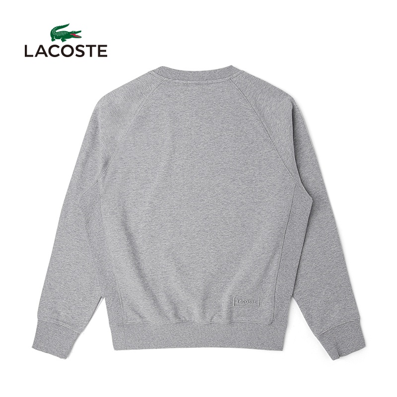 LACOSTE Áo nỉ nam dài tay cổ tròn thời trang Hàn