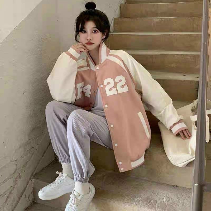 ÁO KHOÁC BOMBER NỮ CHẤT LIỆU DA LỘN CAO CẤP THÊU HỌA TIẾT THỜI TRANG CHỐNG NGẮNG SÀNH ĐIỆU THỜI TRANG VALENTINA SHOP